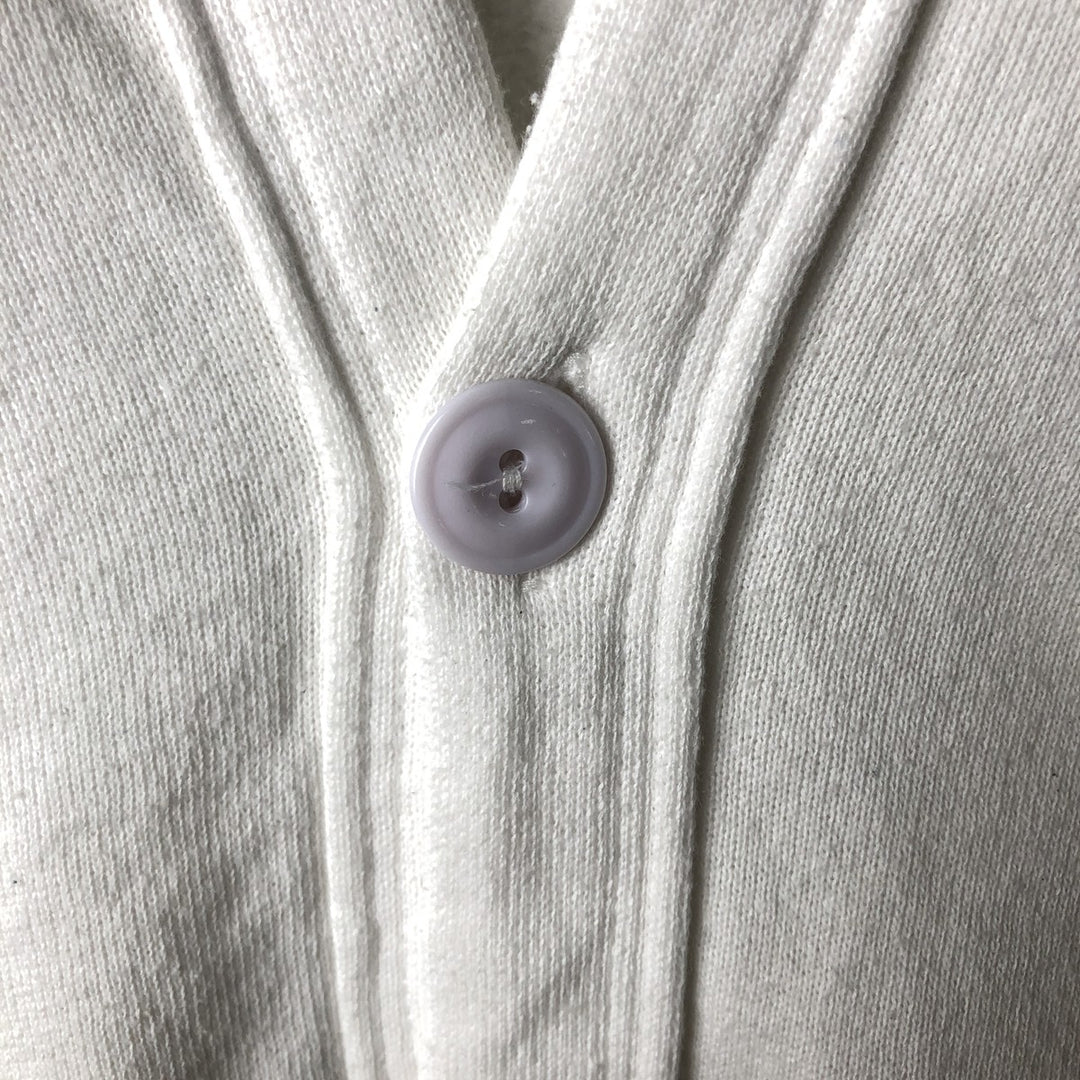 Vintage 90'S Jerzees Eastern Star Sweatshirt Cardigan, Men's Size Medium cotton white type Vintage Second Hand