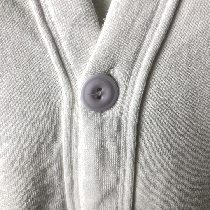 Vintage 90'S Jerzees Eastern Star Sweatshirt Cardigan, Men's Size Medium cotton white type Vintage Second Hand