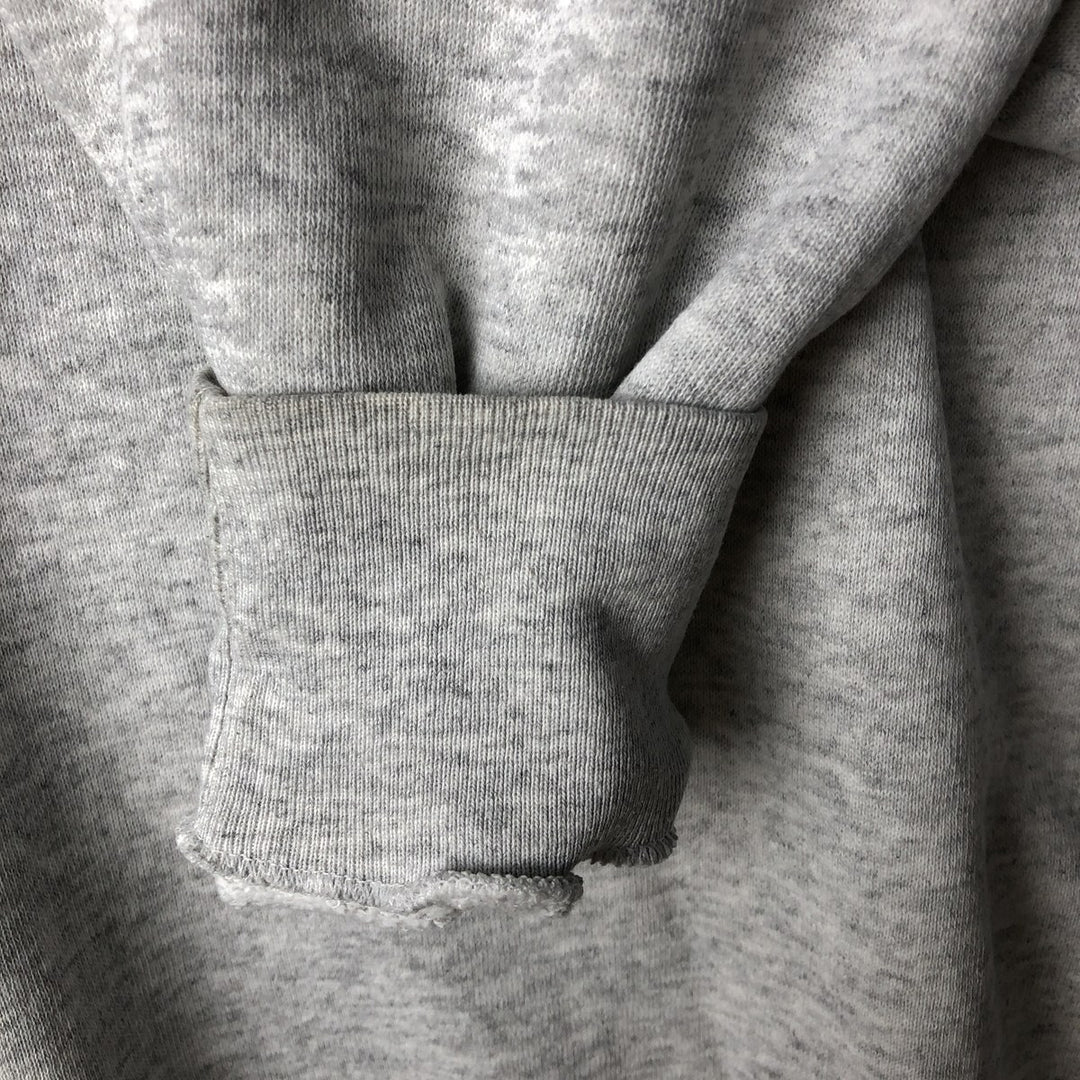 Vintage 90'S Delta floral print sweatshirt, made in the USA, size L, men's cotton gray type Vintage Second Hand