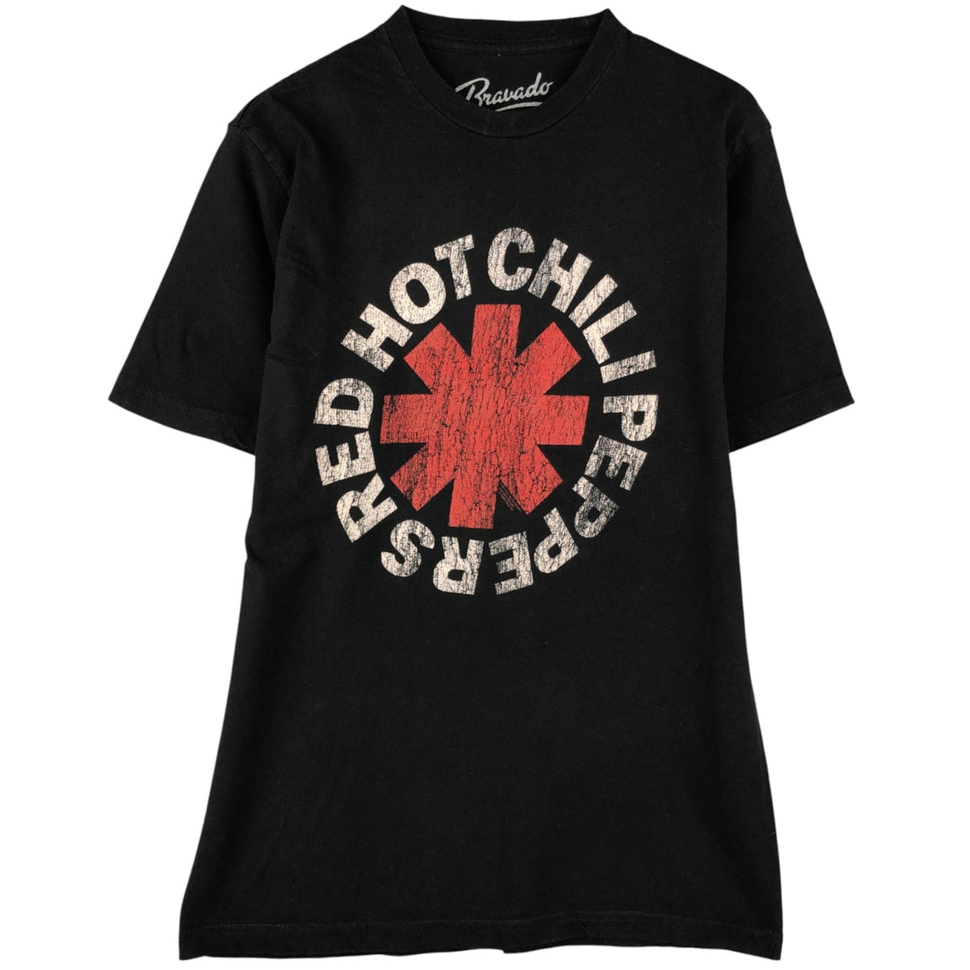 Bravado BRAVADO RED HOT CHILI PEPPERS Red Hot Chili Peppers Band T-shirt Band Tee Men's M size cotton black type Vintage Second Hand