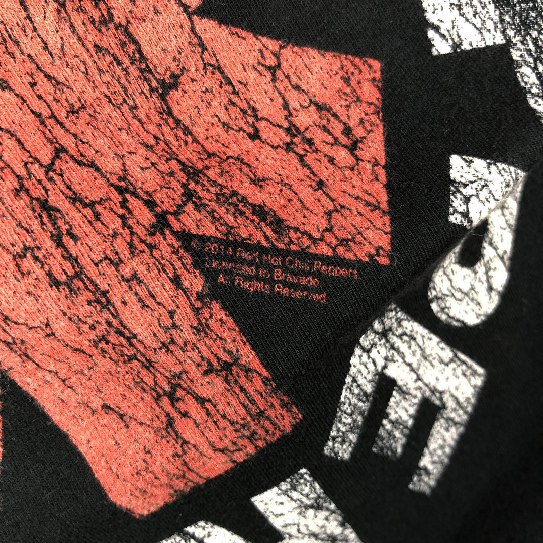Bravado BRAVADO RED HOT CHILI PEPPERS Red Hot Chili Peppers Band T-shirt Band Tee Men's M size cotton black type Vintage Second Hand