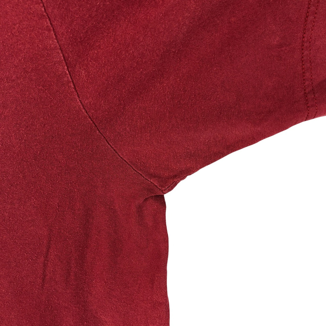 BAY ISLAND RAGE AGAINST THE MACHINE Skull Pattern Band T-Shirt, Men's XXL cotton red type Vintage Second Hand