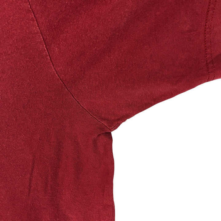 BAY ISLAND RAGE AGAINST THE MACHINE Skull Pattern Band T-Shirt, Men's XXL cotton red type Vintage Second Hand