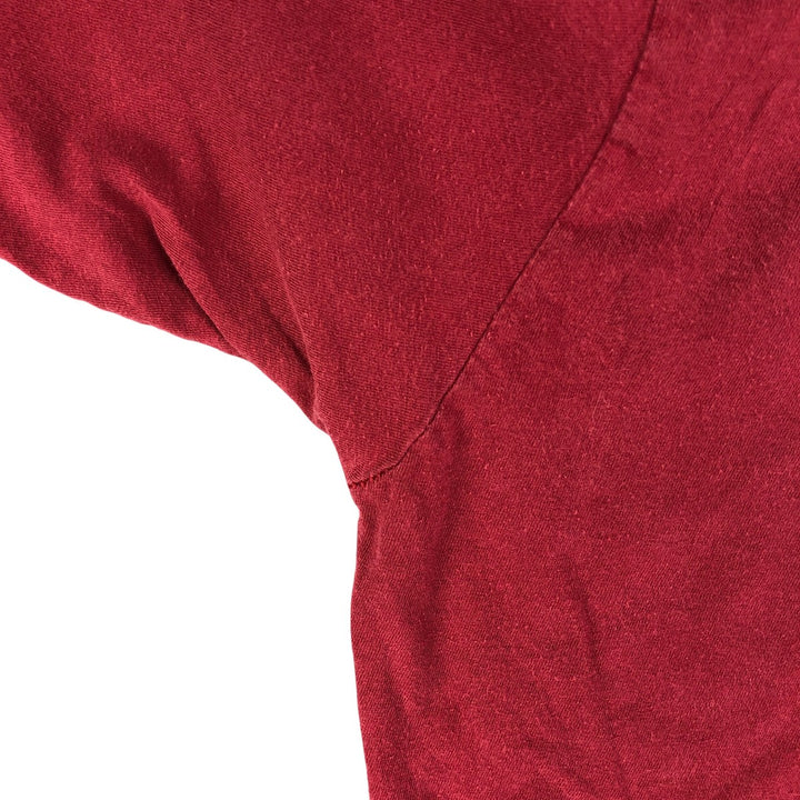 BAY ISLAND RAGE AGAINST THE MACHINE Skull Pattern Band T-Shirt, Men's XXL cotton red type Vintage Second Hand