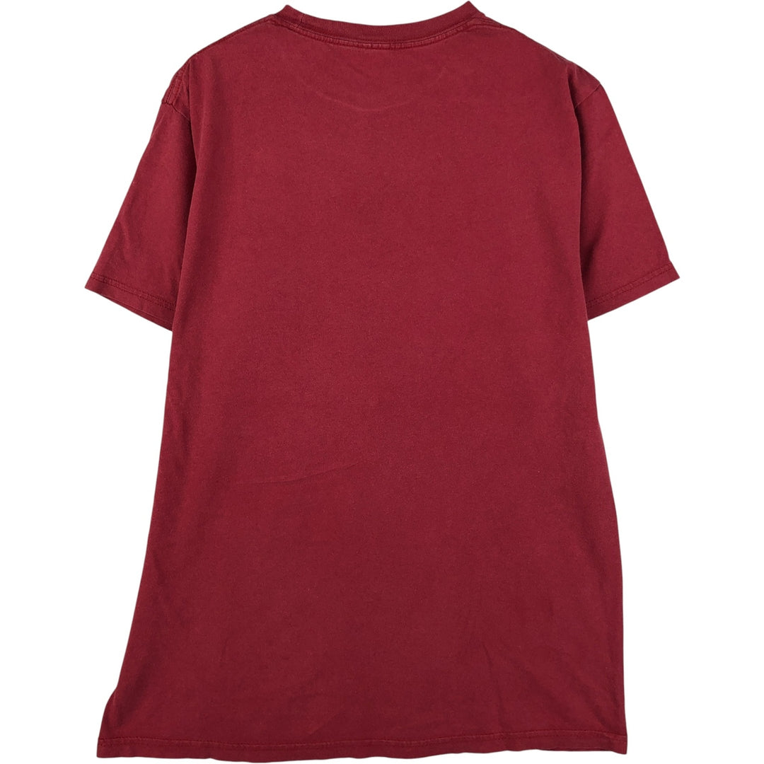 RED HOT CHILI PEPPERS Red Hot Chili Peppers Band T-shirt Band T Men's L size cotton red type Vintage Second Hand