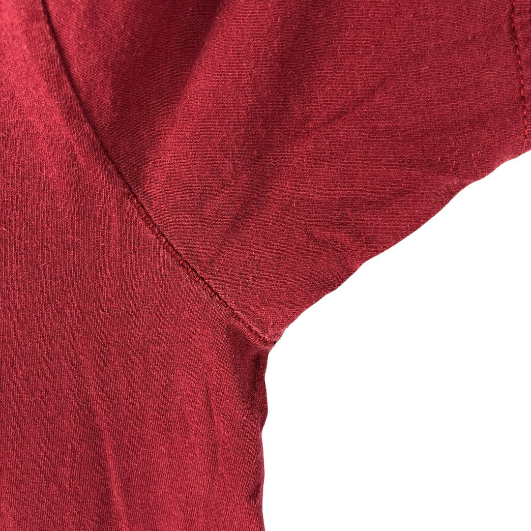 RED HOT CHILI PEPPERS Red Hot Chili Peppers Band T-shirt Band T Men's L size cotton red type Vintage Second Hand