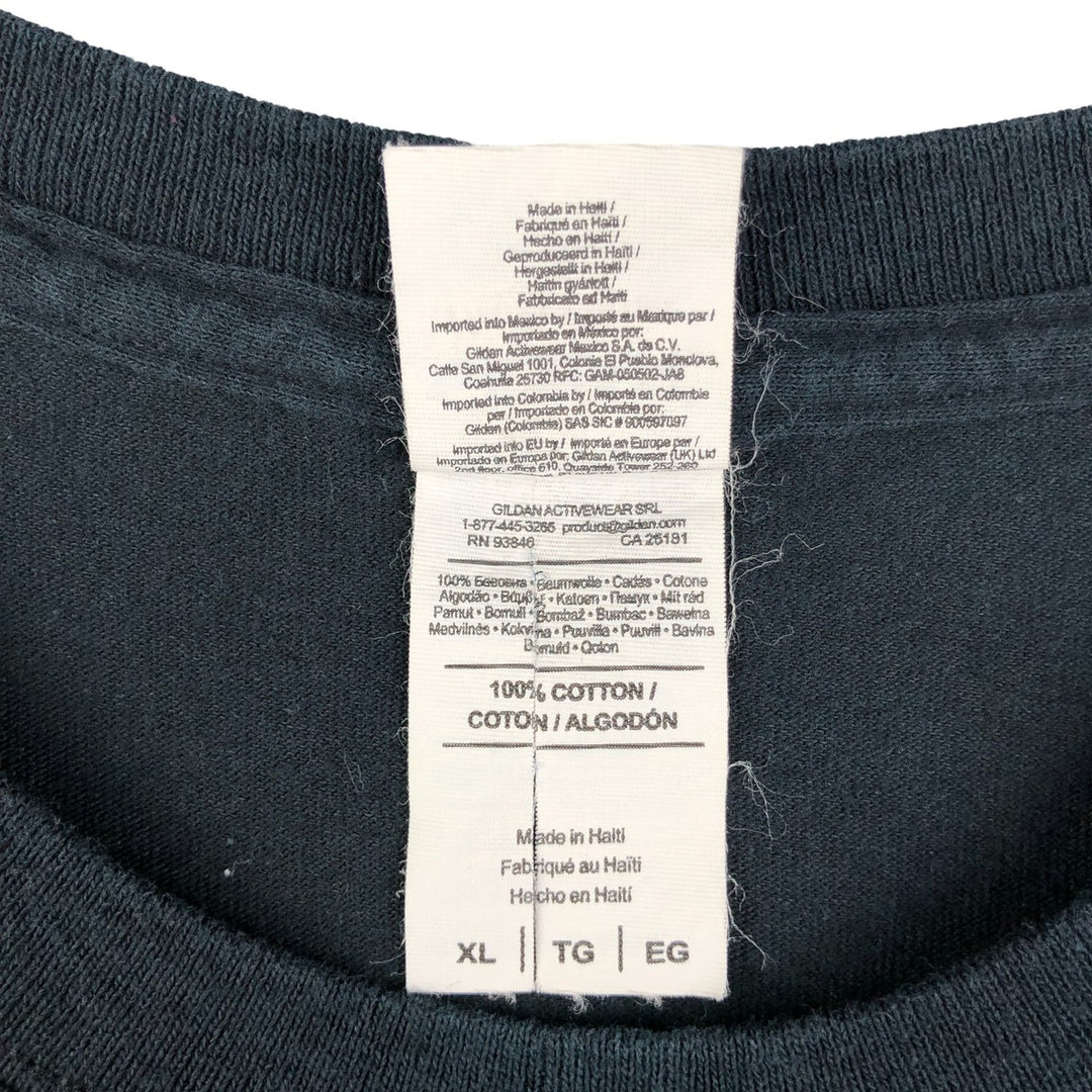 Gildan Black Sabbath Band T-Shirt, Men's XL cotton navy blue type Vintage Second Hand