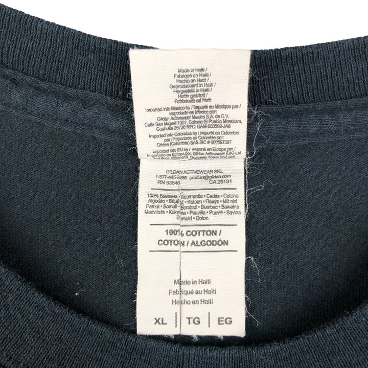 Gildan Black Sabbath Band T-Shirt, Men's XL cotton navy blue type Vintage Second Hand