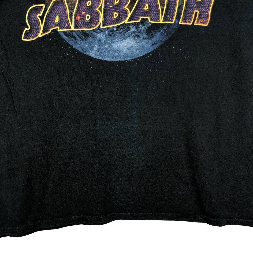 Gildan Black Sabbath Band T-Shirt, Men's XL cotton navy blue type Vintage Second Hand