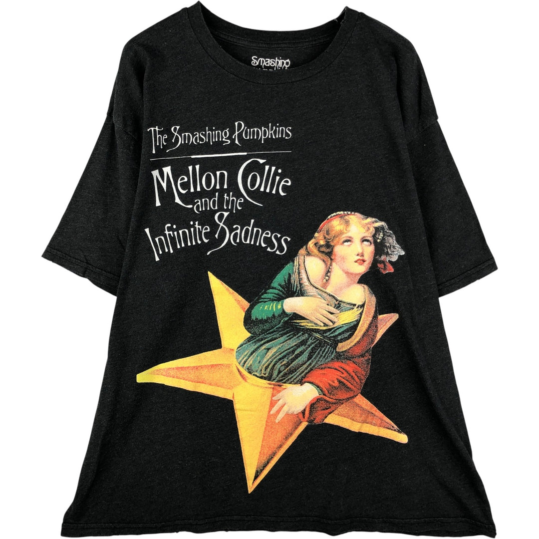 THE SMASHING PUMPKINS Smashing Pumpkins Band T-shirt Band T Men's M equivalent cotton black type Vintage Second Hand