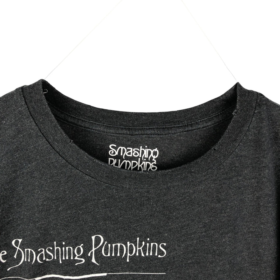 THE SMASHING PUMPKINS Smashing Pumpkins Band T-shirt Band T Men's M equivalent cotton black type Vintage Second Hand
