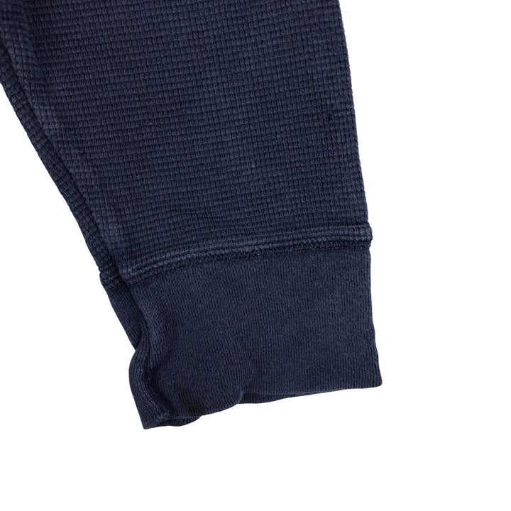 Ralph Lauren POLO RALPH LAUREN Thermal Ron T Waffle Men's L size cotton navy blue type Vintage Second Hand
