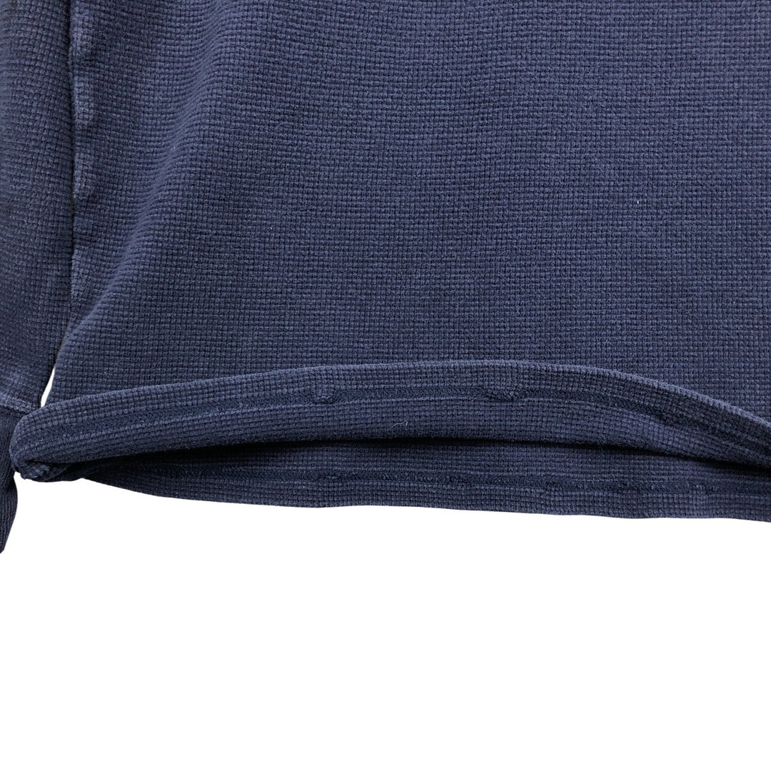 Ralph Lauren POLO RALPH LAUREN Thermal Ron T Waffle Men's L size cotton navy blue type Vintage Second Hand