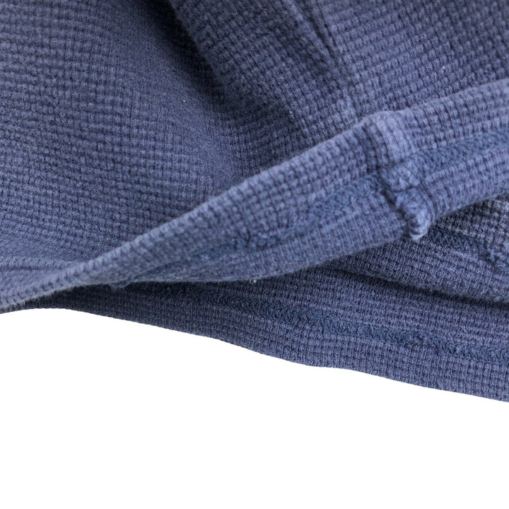 Ralph Lauren POLO RALPH LAUREN Thermal Ron T Waffle Men's L size cotton navy blue type Vintage Second Hand