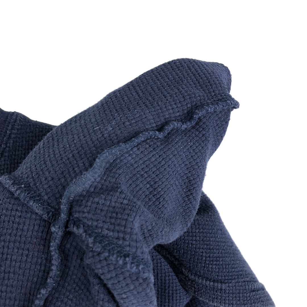 Ralph Lauren POLO RALPH LAUREN Thermal Ron T Waffle Men's L size cotton navy blue type Vintage Second Hand