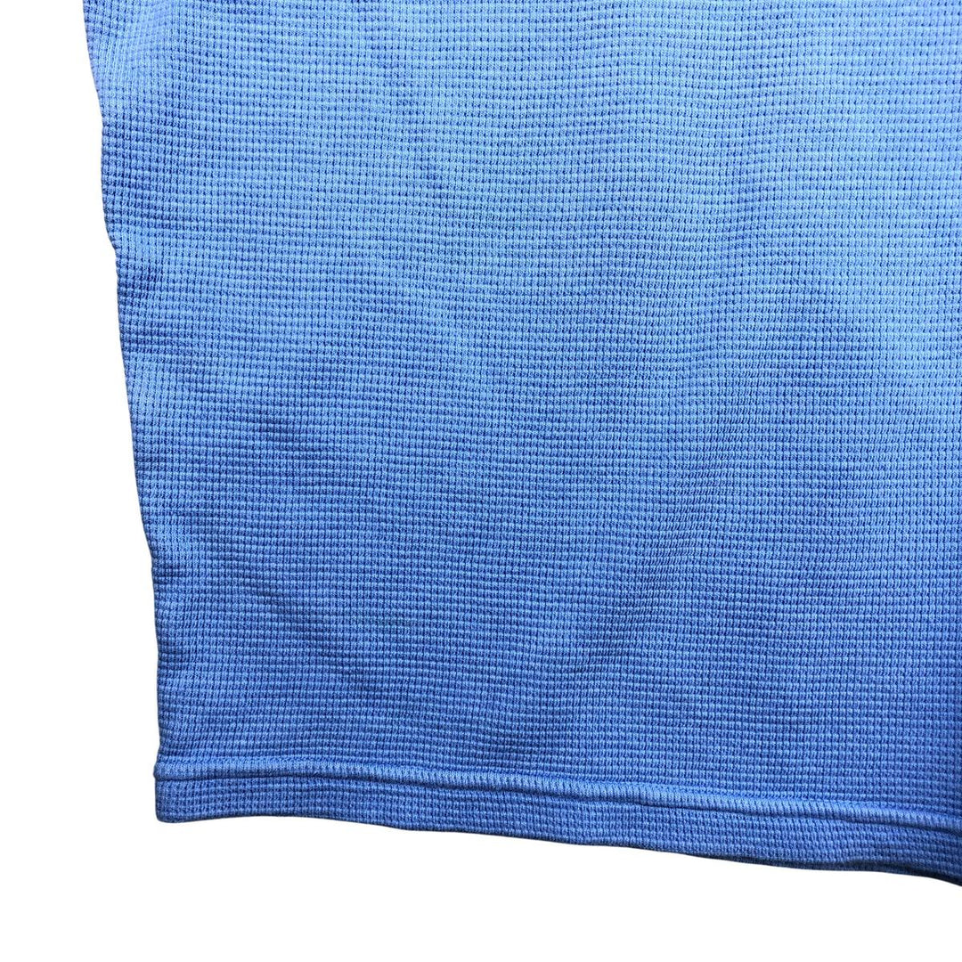 Ralph Lauren POLO RALPH LAUREN Thermal Ron T Waffle Men's L size cotton Blue type light blue Vintage Second Hand