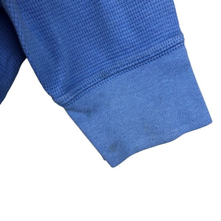 Ralph Lauren POLO RALPH LAUREN Thermal Ron T Waffle Men's L size cotton Blue type light blue Vintage Second Hand