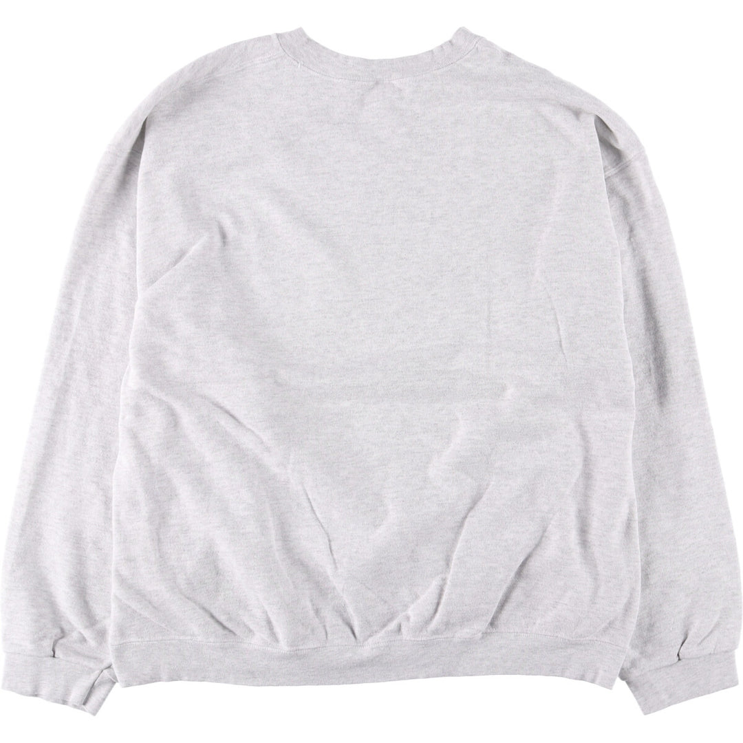 Vintage 90'S Delta DELTA printed sweatshirt, made in the USA, men's size XL cotton white type Vintage Second Hand