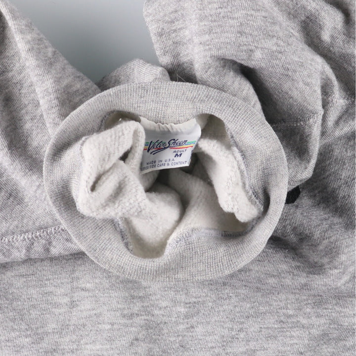 90'S Velva Sheen Print Sweatshirt, Made in USA, Men's Size Medium, Vintage acrylic gray type Vintage Second Hand