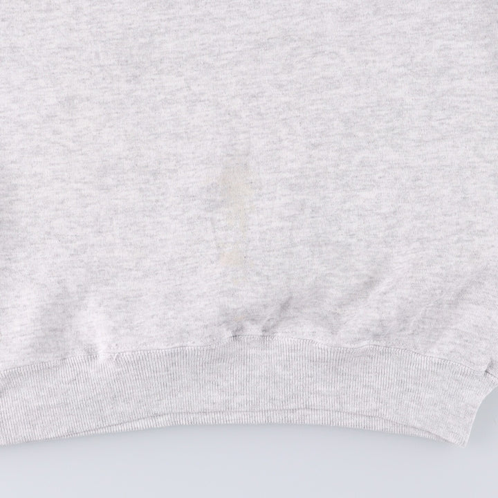 Vintage 80'S Hanes Blue Tag Printed Sweatshirt, Made in USA, Men's XL cotton pale white type Vintage Second Hand