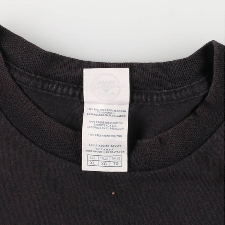 Delta DELTA SUPER MARIO Super Mario Anime Character Print T-Shirt, Men's Size XL cotton black type Vintage Second Hand