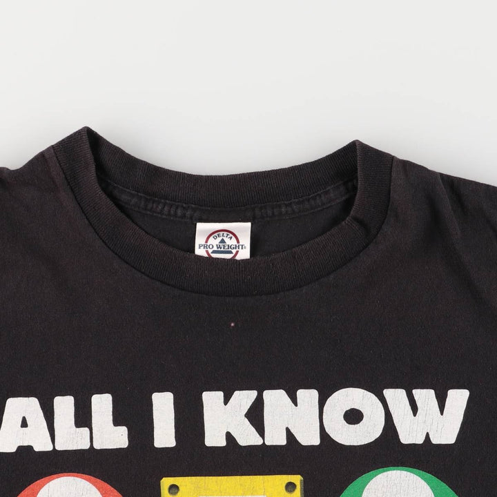 Delta DELTA SUPER MARIO Super Mario Anime Character Print T-Shirt, Men's Size XL cotton black type Vintage Second Hand