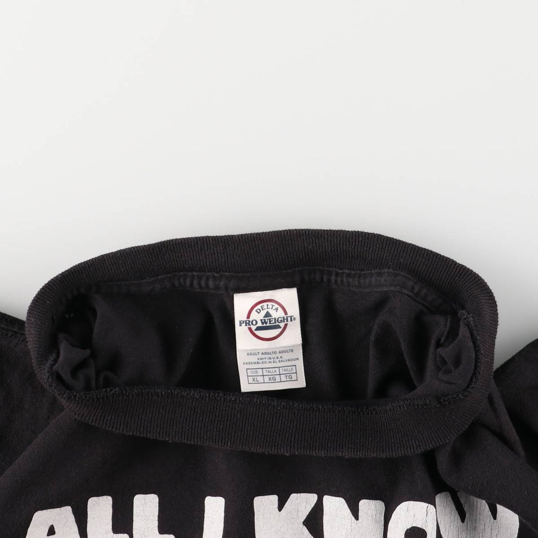 Delta DELTA SUPER MARIO Super Mario Anime Character Print T-Shirt, Men's Size XL cotton black type Vintage Second Hand