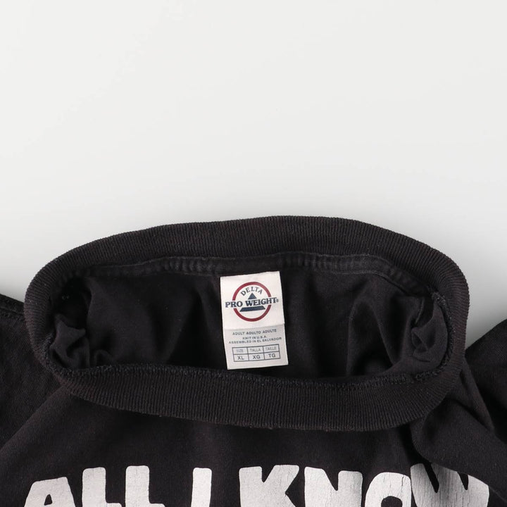 Delta DELTA SUPER MARIO Super Mario Anime Character Print T-Shirt, Men's Size XL cotton black type Vintage Second Hand