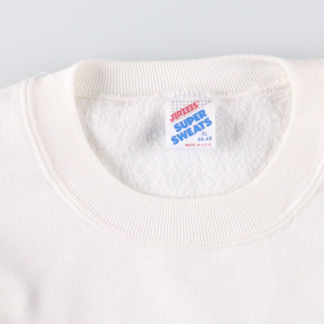 Vintage 90'S Jerseys 3Com Advertising Sweatshirt, Made in USA, Men's XL cotton white type Vintage Second Hand