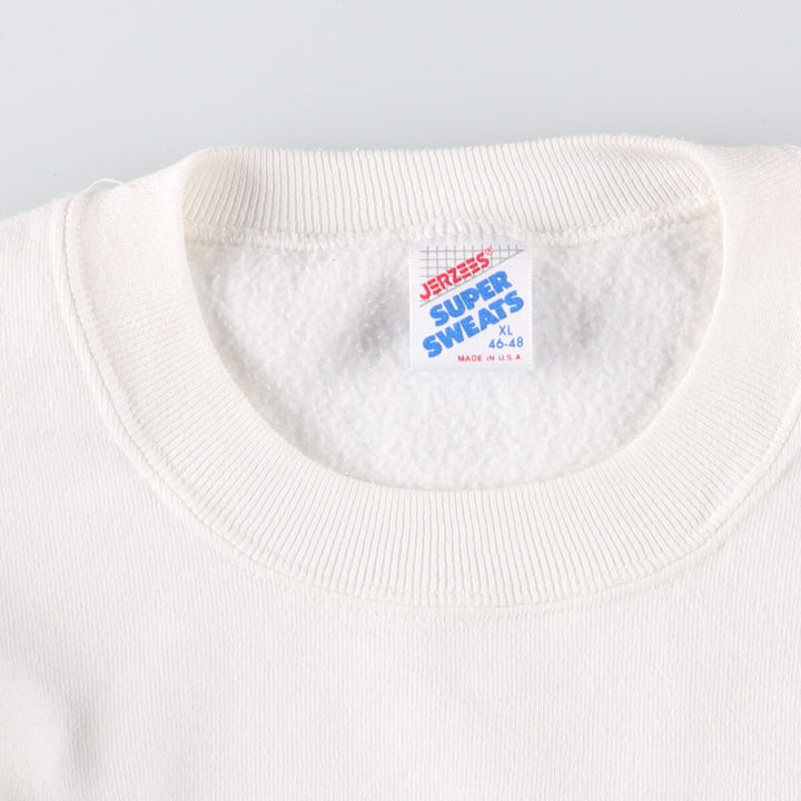 Vintage 90'S Jerseys 3Com Advertising Sweatshirt, Made in USA, Men's XL cotton white type Vintage Second Hand