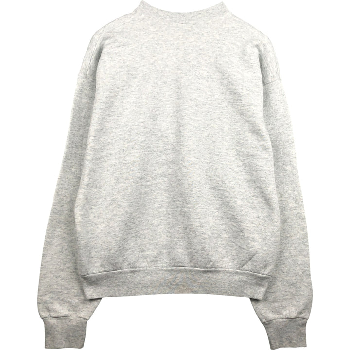90'S Fruit of the Loom printed sweatshirt, made in the USA, men's XL size, vintage cotton gray type Vintage Second Hand