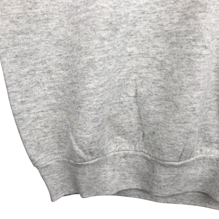 90'S Fruit of the Loom printed sweatshirt, made in the USA, men's XL size, vintage cotton gray type Vintage Second Hand