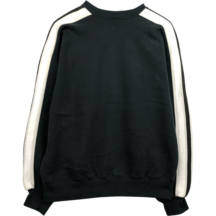 90'S Russell sweatshirt, made in USA, men's size L, vintage cotton dark green Vintage Second Hand
