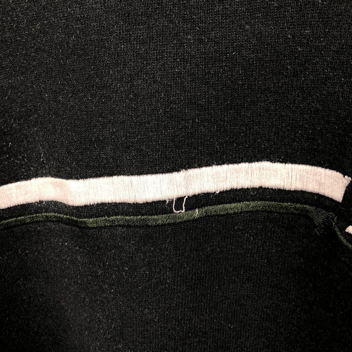 90'S Russell sweatshirt, made in USA, men's size L, vintage cotton dark green Vintage Second Hand