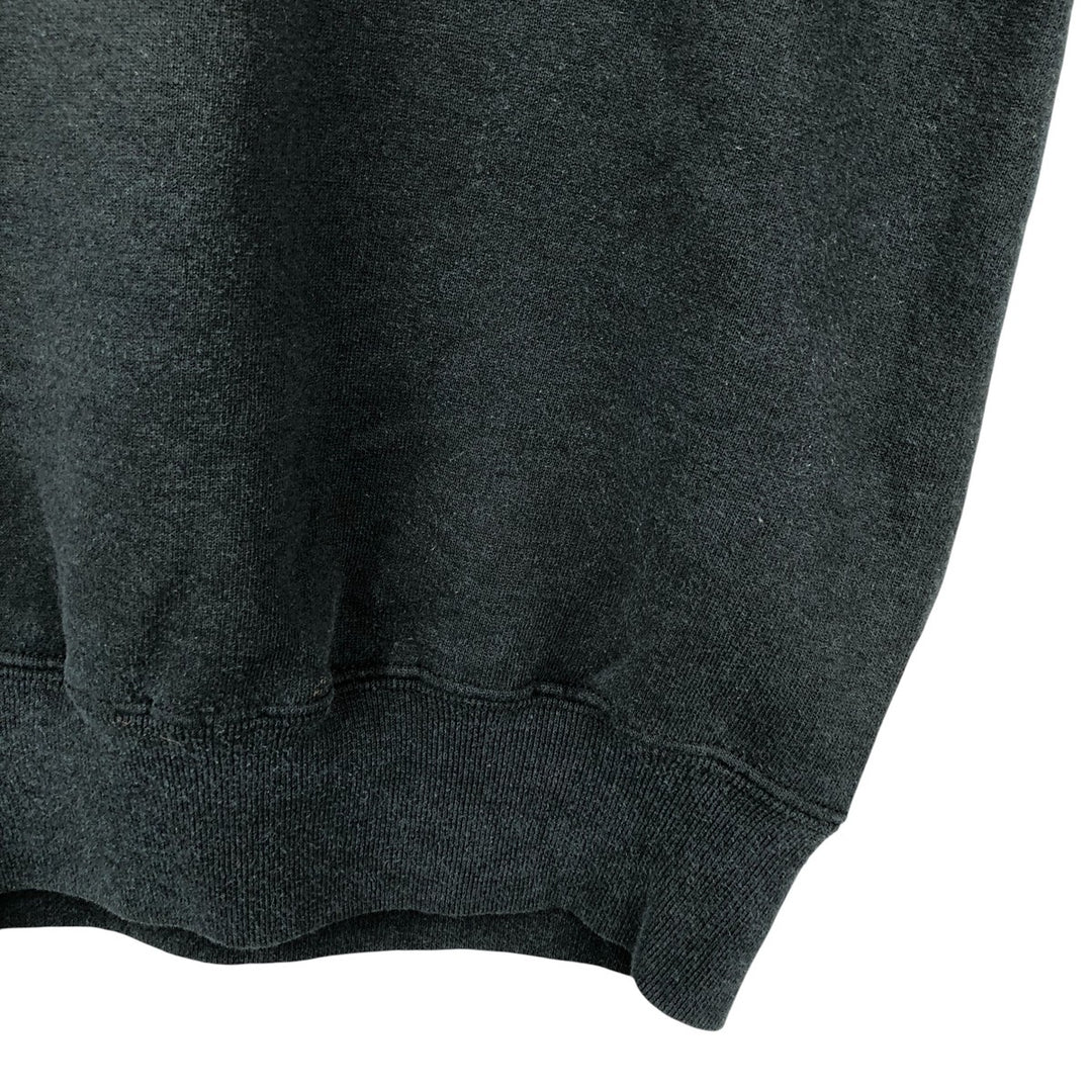 90'S Russell sweatshirt, made in USA, men's size L, vintage cotton dark green Vintage Second Hand