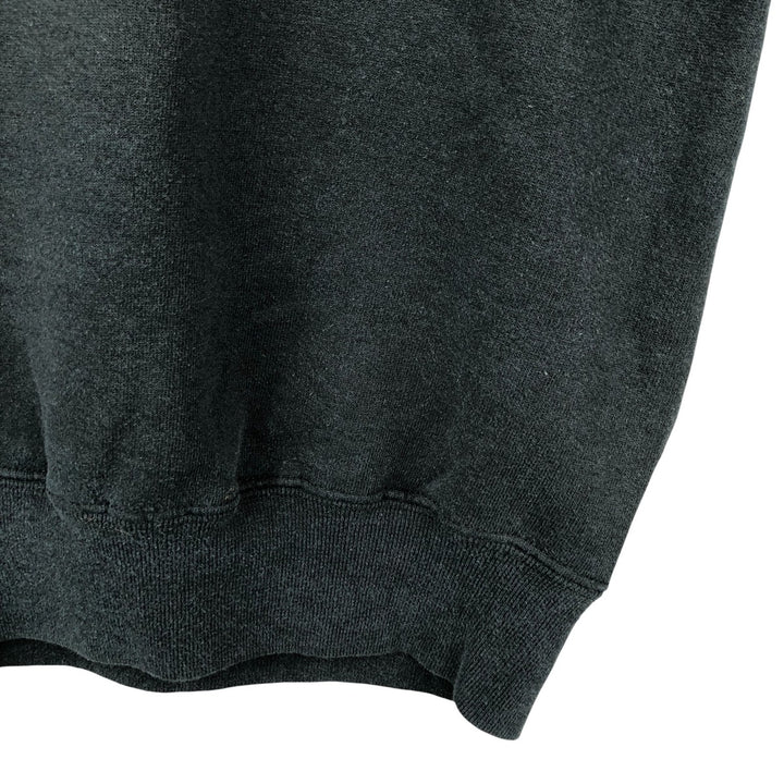 90'S Russell sweatshirt, made in USA, men's size L, vintage cotton dark green Vintage Second Hand