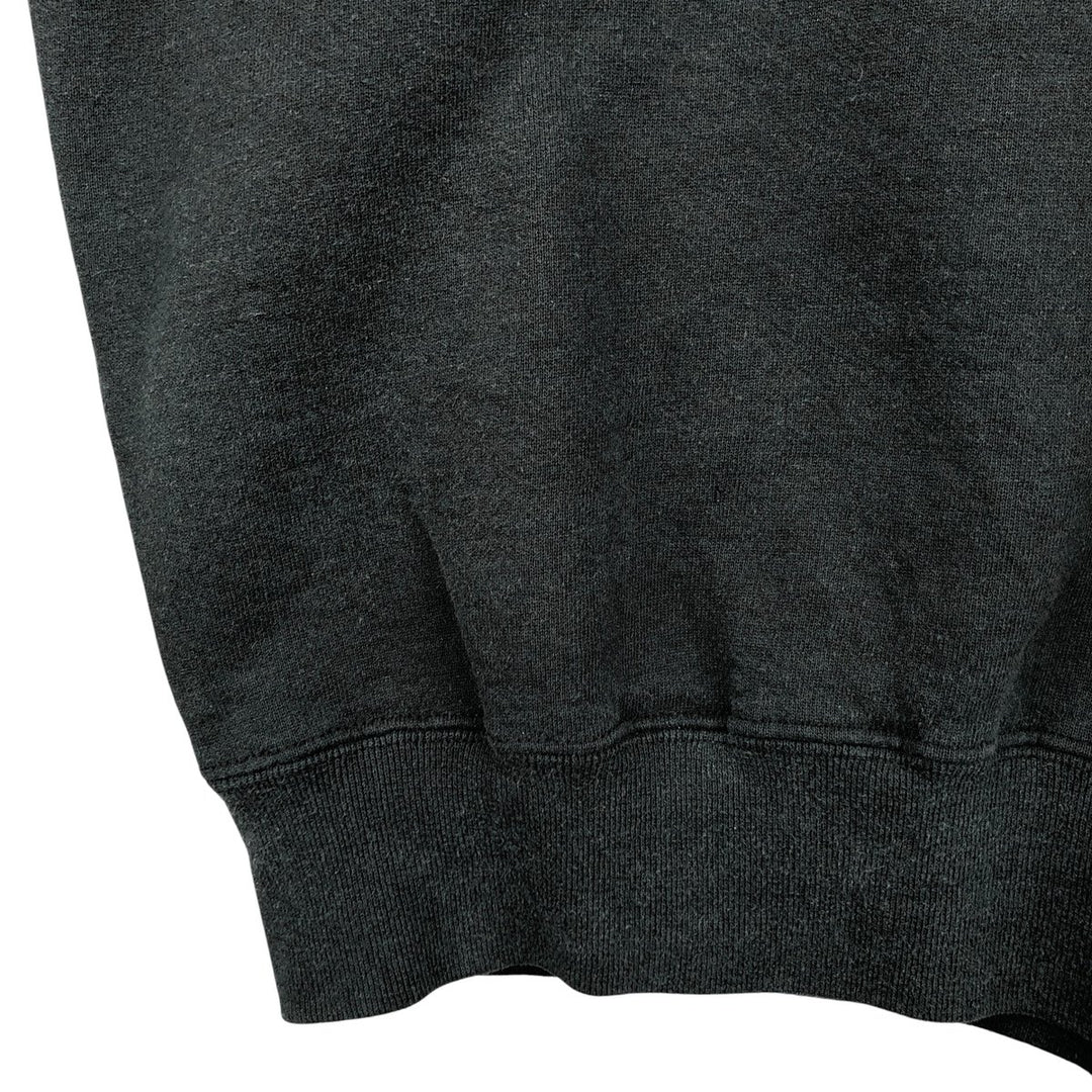 90'S Russell sweatshirt, made in USA, men's size L, vintage cotton dark green Vintage Second Hand