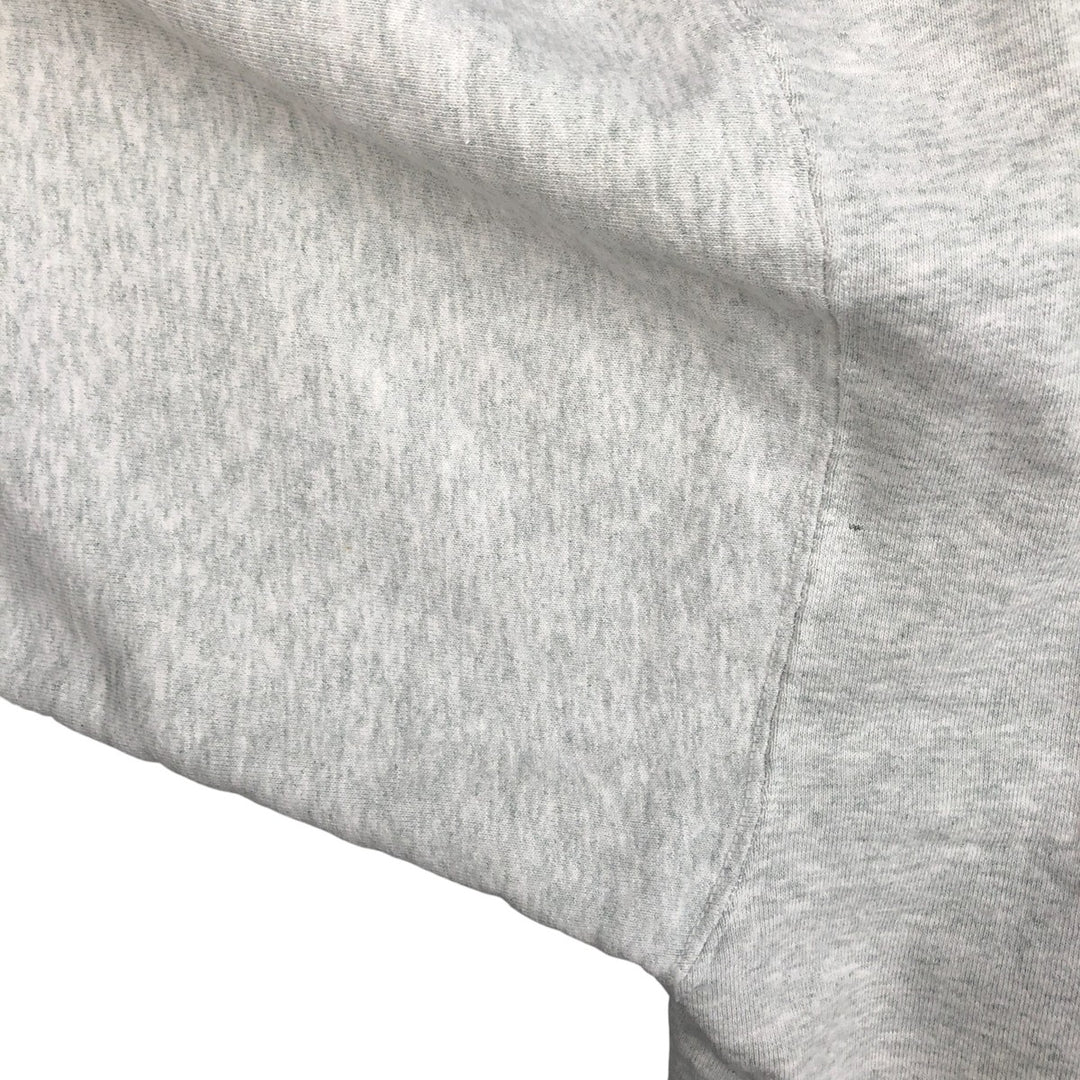 90'S Fruit of the Loom printed sweatshirt, made in the USA, men's XL size, vintage cotton gray type Vintage Second Hand