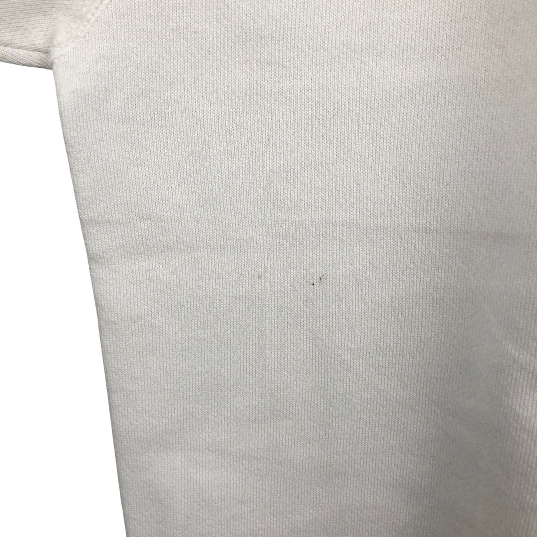 Vintage 1980'S Hanes Poly-Cottton Blue Tag Printed Sweatshirt, Made in USA, Men's Size L cotton white type Vintage Second Hand