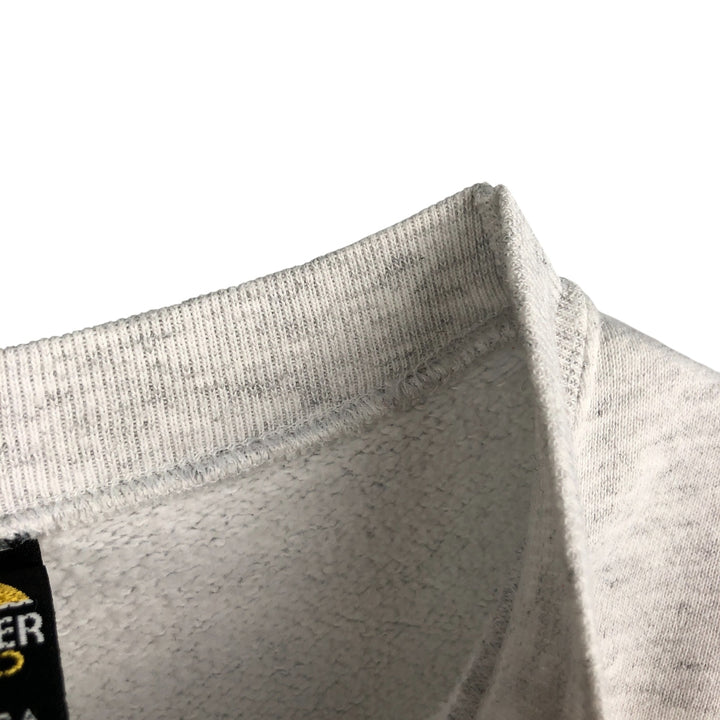 Vintage 90'S HLMILLER GOLD printed sweatshirt, made in the USA, size L, men's cotton gray type Vintage Second Hand