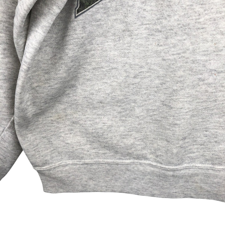 Vintage 90s-00'S Hanes printed sweatshirt, made in the USA, size L, men's cotton gray type Vintage Second Hand