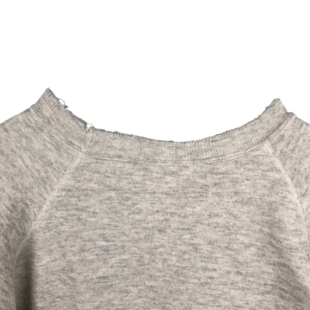Vintage 90s-00'S Hanes printed sweatshirt, made in the USA, size L, men's cotton gray type Vintage Second Hand