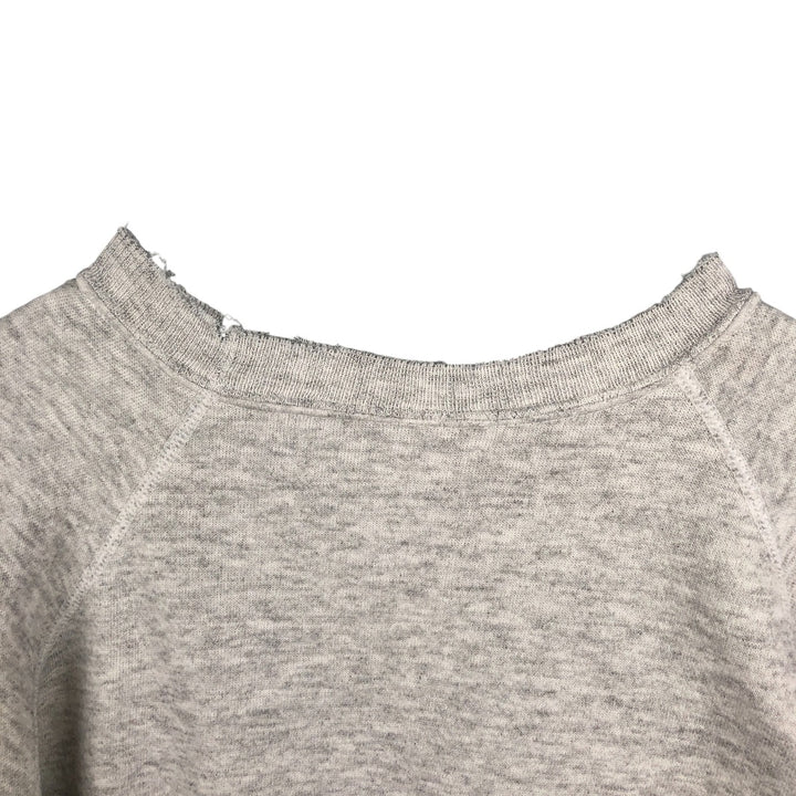 Vintage 90s-00'S Hanes printed sweatshirt, made in the USA, size L, men's cotton gray type Vintage Second Hand
