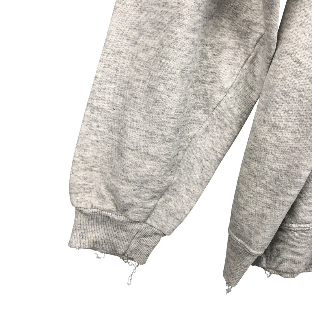 Vintage 90s-00'S Hanes printed sweatshirt, made in the USA, size L, men's cotton gray type Vintage Second Hand