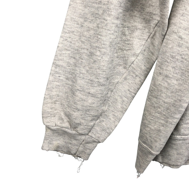 Vintage 90s-00'S Hanes printed sweatshirt, made in the USA, size L, men's cotton gray type Vintage Second Hand