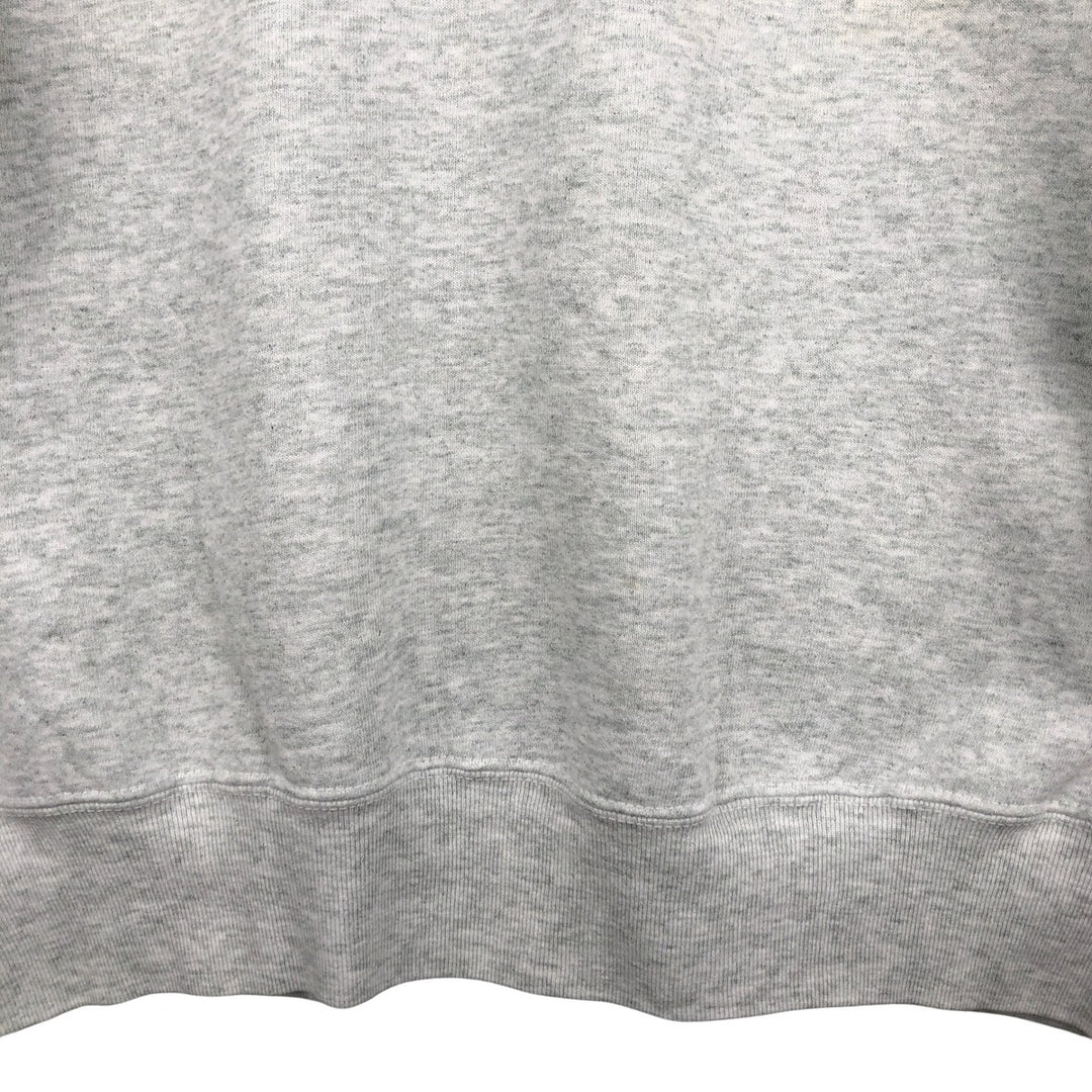 90'S Fruit of the Loom printed sweatshirt, made in the USA, men's size L, vintage cotton gray type Vintage Second Hand