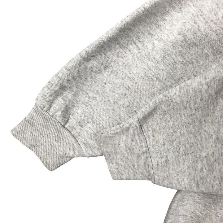 90'S Fruit of the Loom printed sweatshirt, made in the USA, men's size L, vintage cotton gray type Vintage Second Hand