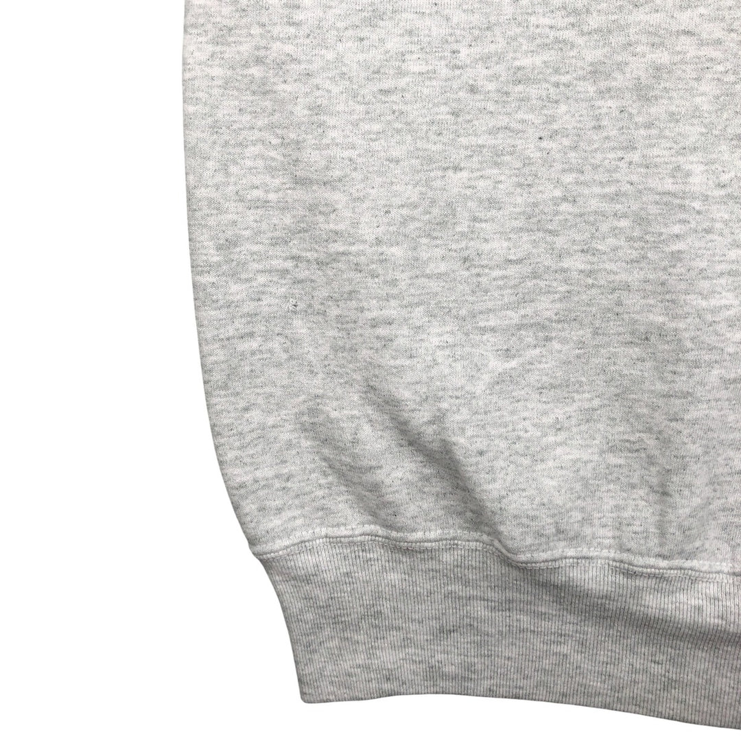 90'S Fruit of the Loom printed sweatshirt, made in the USA, men's size L, vintage cotton gray type Vintage Second Hand