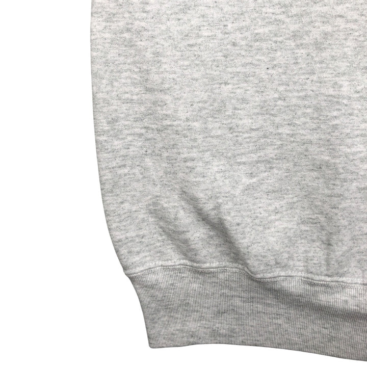 90'S Fruit of the Loom printed sweatshirt, made in the USA, men's size L, vintage cotton gray type Vintage Second Hand
