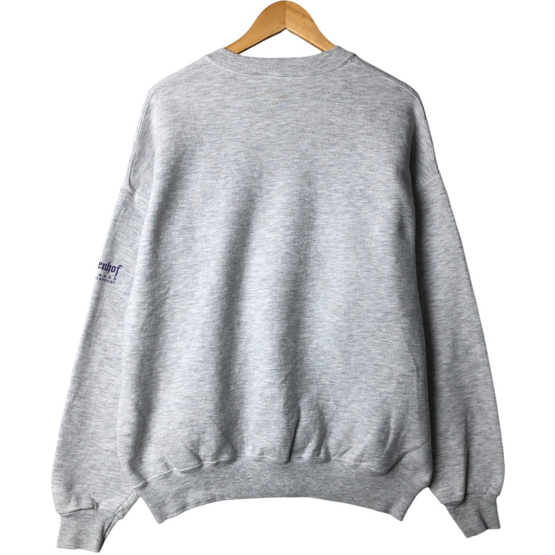 00'S Jerzees printed sweatshirt, men's size XL unclear gray type Vintage Second Hand